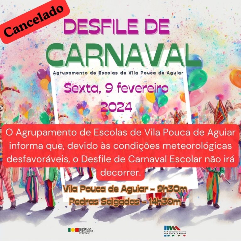 Cancelado | Desfile de Carnaval sexta, 9 fevereiro 2024